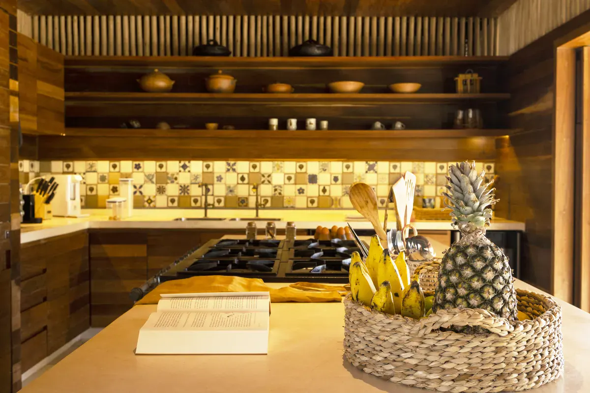 Detalhe de madeira estrutural