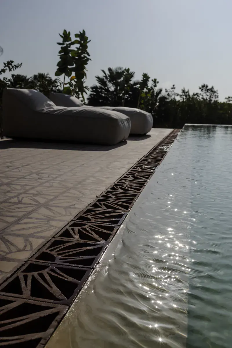 Vista ampla da residência