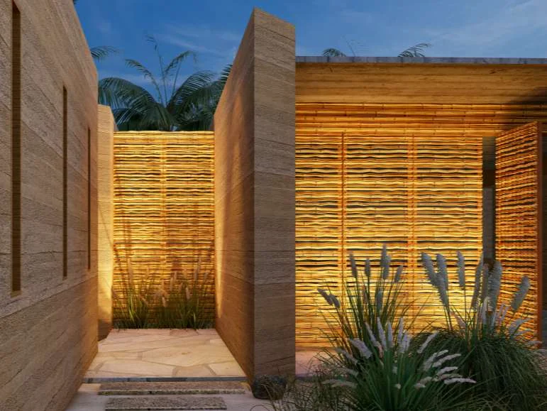 Casa HS — detalhe em marmeleiro